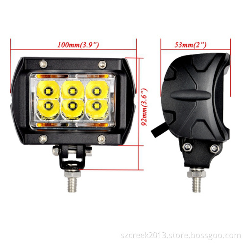 4 Inch Motorcycle Spot Light with DRL